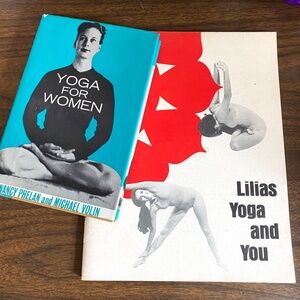 VTG Yoga Books "Yoga For Women" and "Lilias Yoga & You" Bundle of Two Books